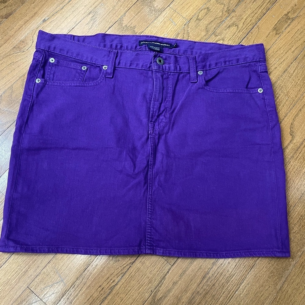 NWT RALPH LAUREN MINI SKIRT | Short Jean Skirt